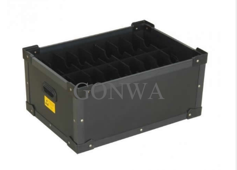 Hollow board turnover box with knife card