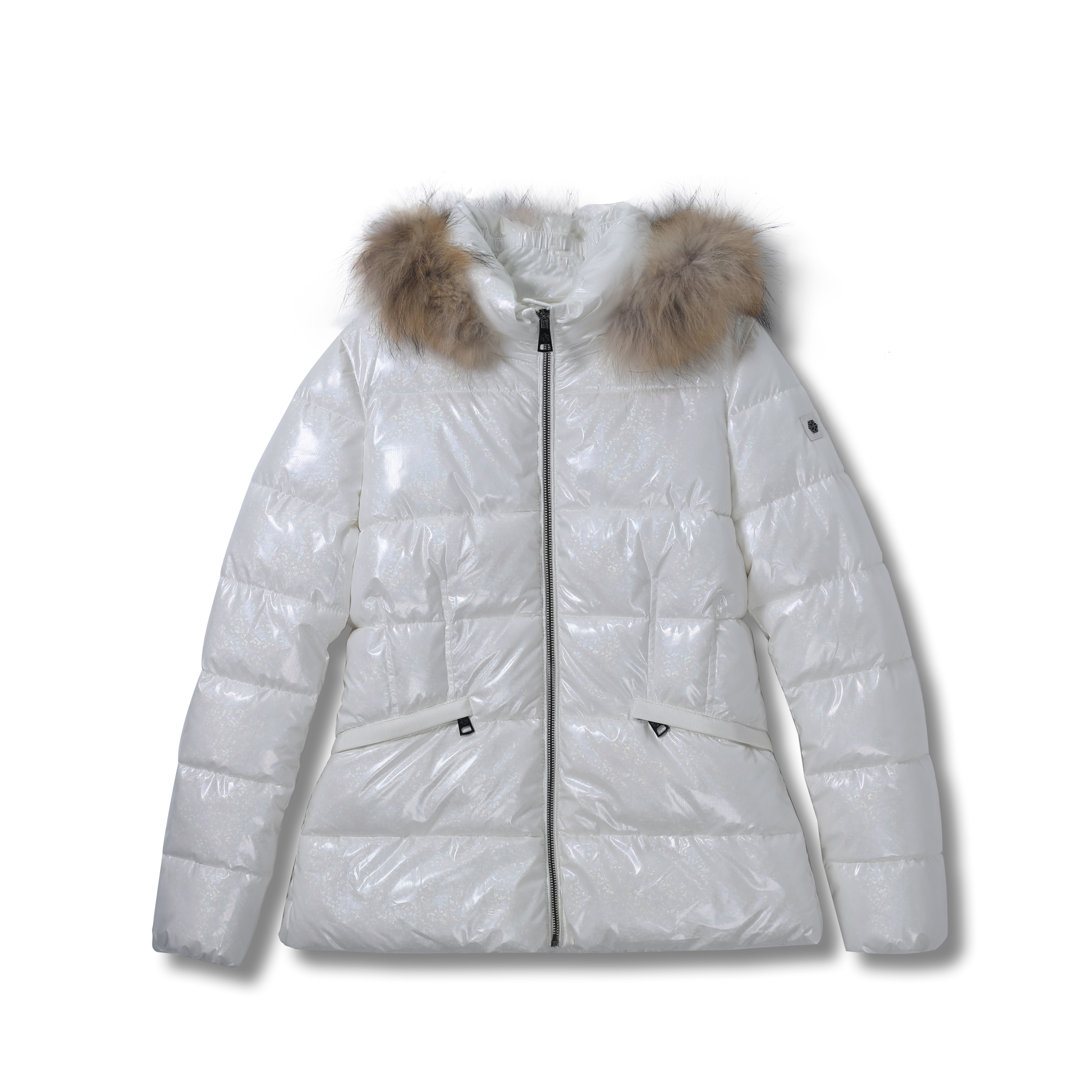 LADY'S PADDING JACKET FUR HOOD