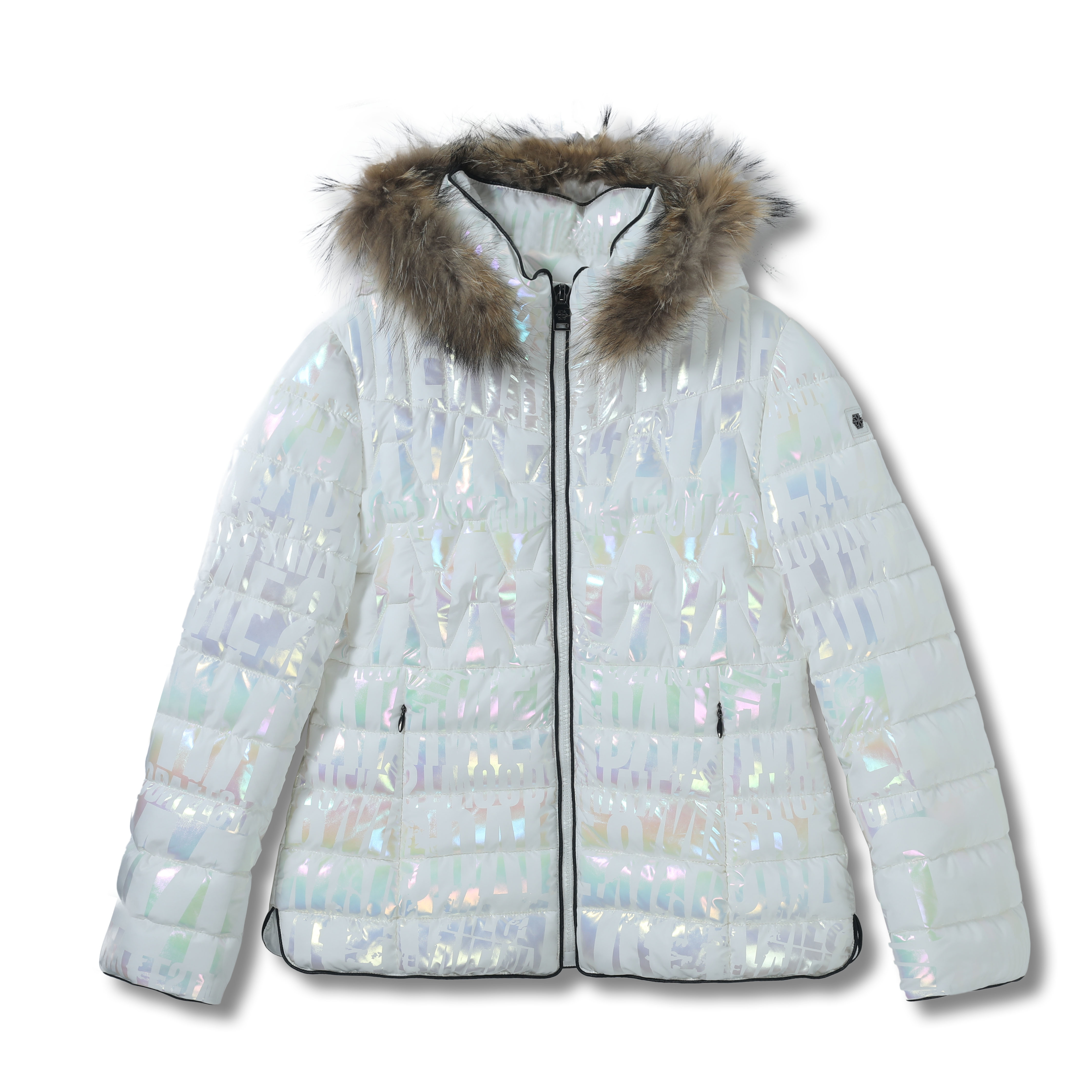 LADY'S PADDING JACKET FUR HOOD
