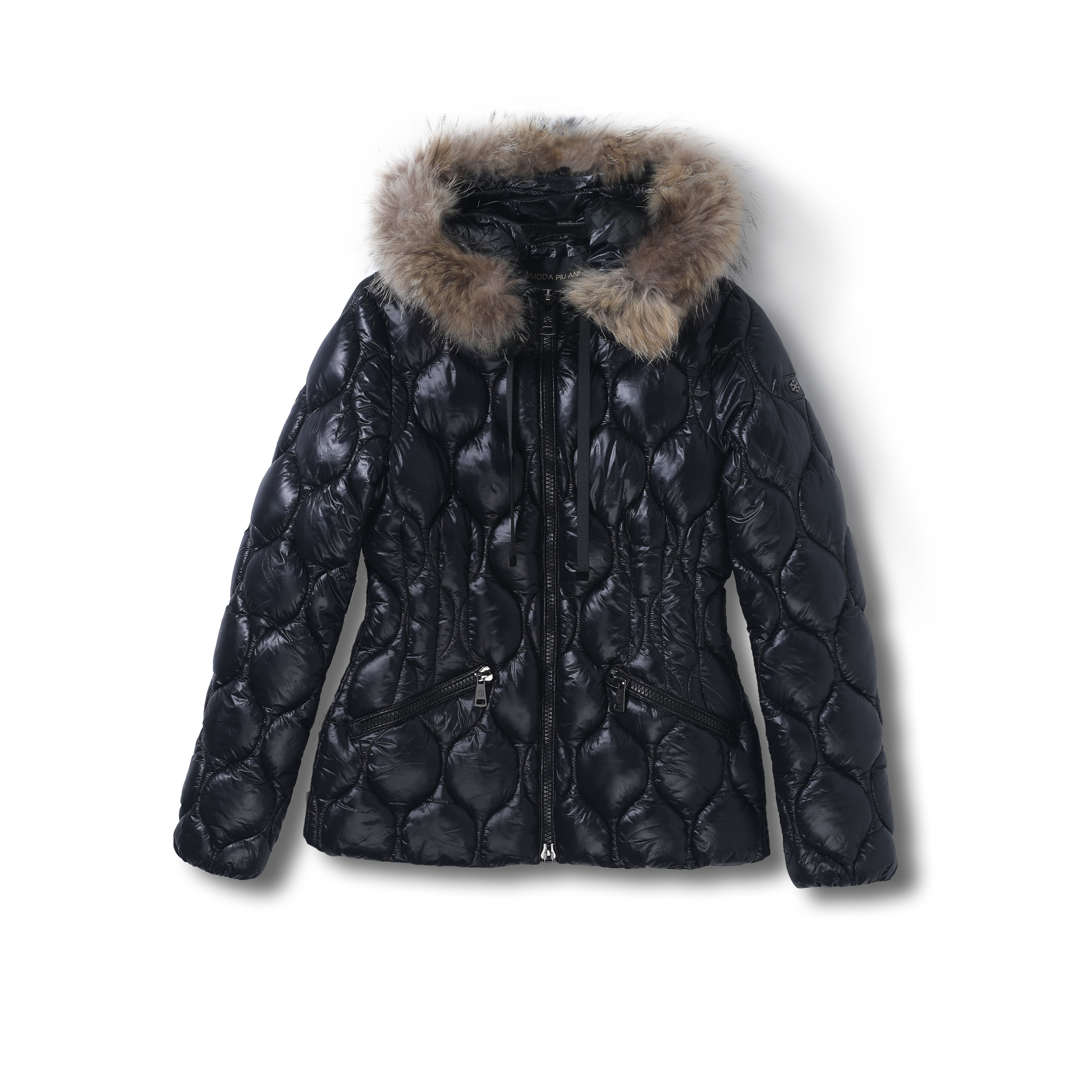 LADY'S PADDING JACKET FUR HOOD
