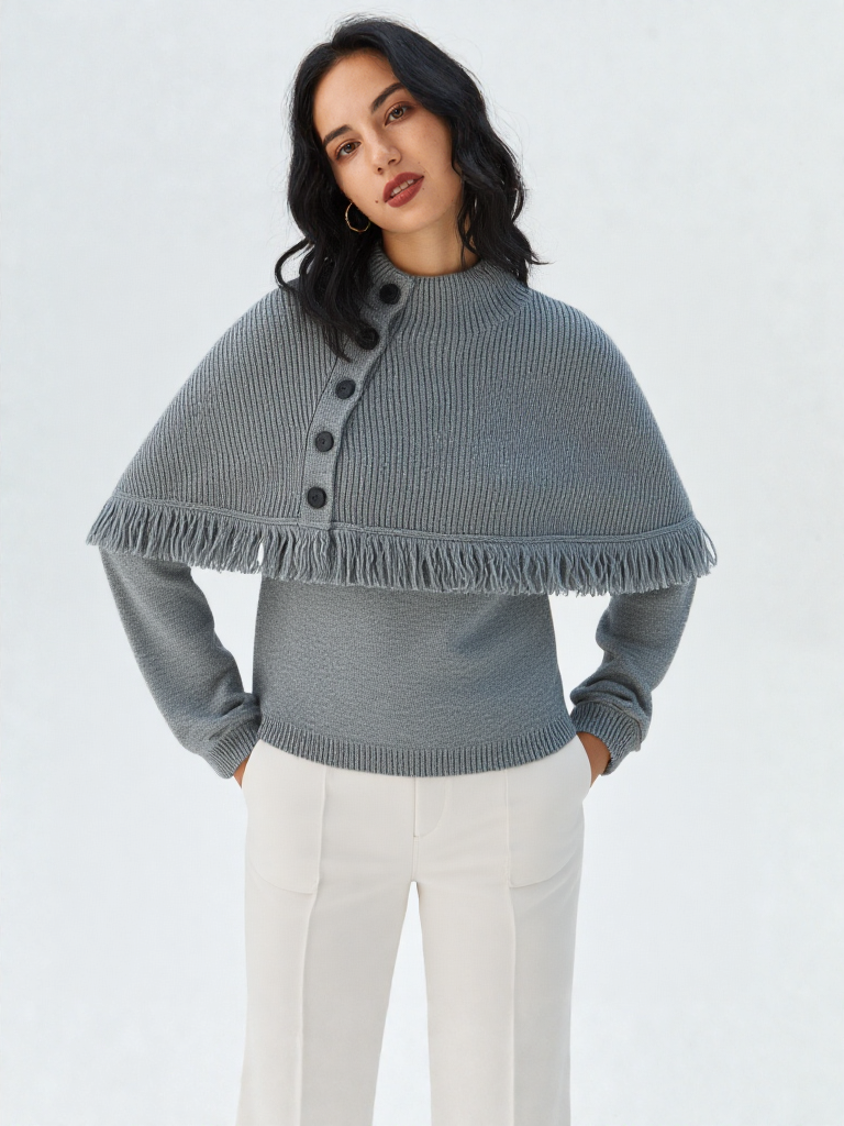 Customized/OEM/ODM ladies Autumn Winter Elegant Sweater