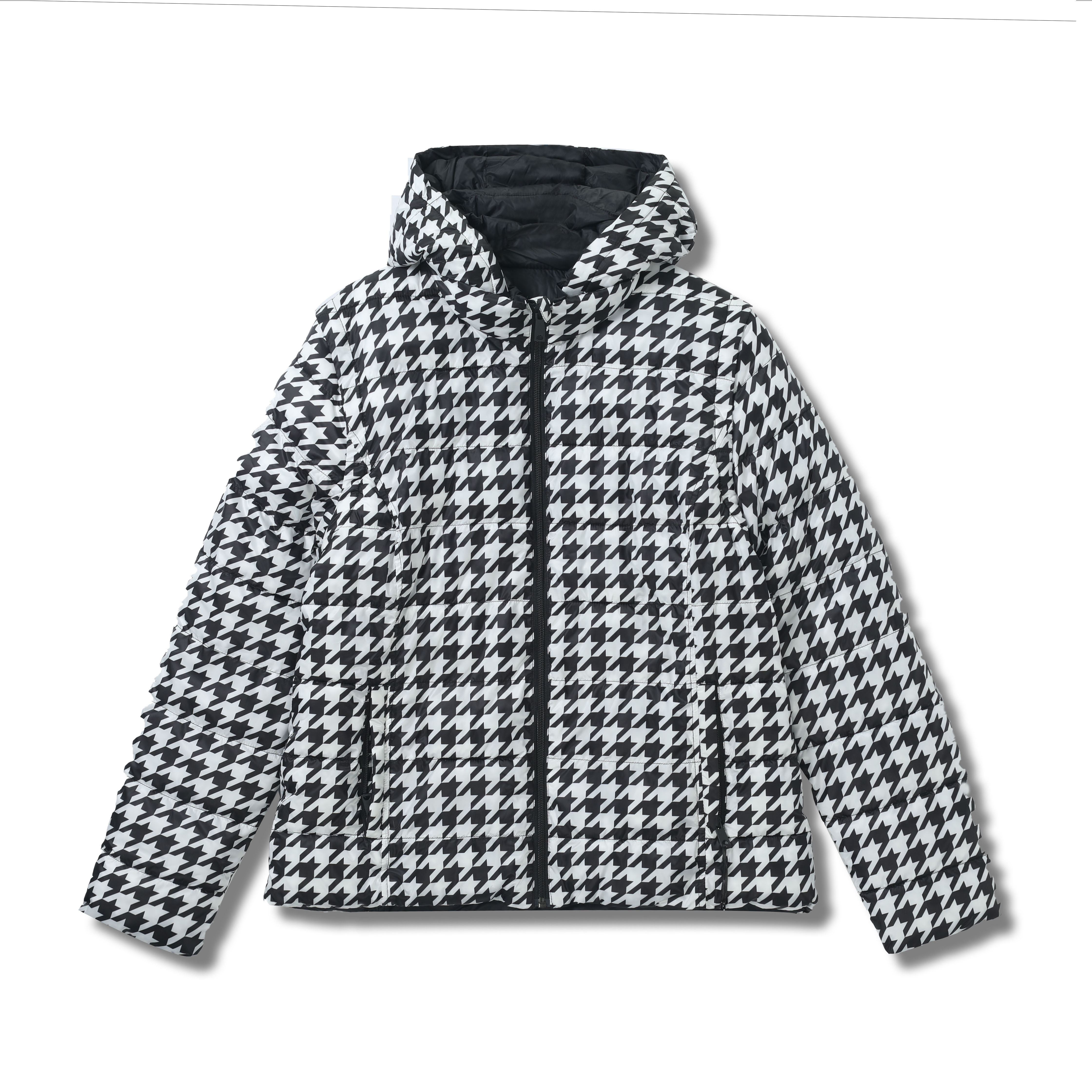 LADY'S PRINTED PUFFER JACKET