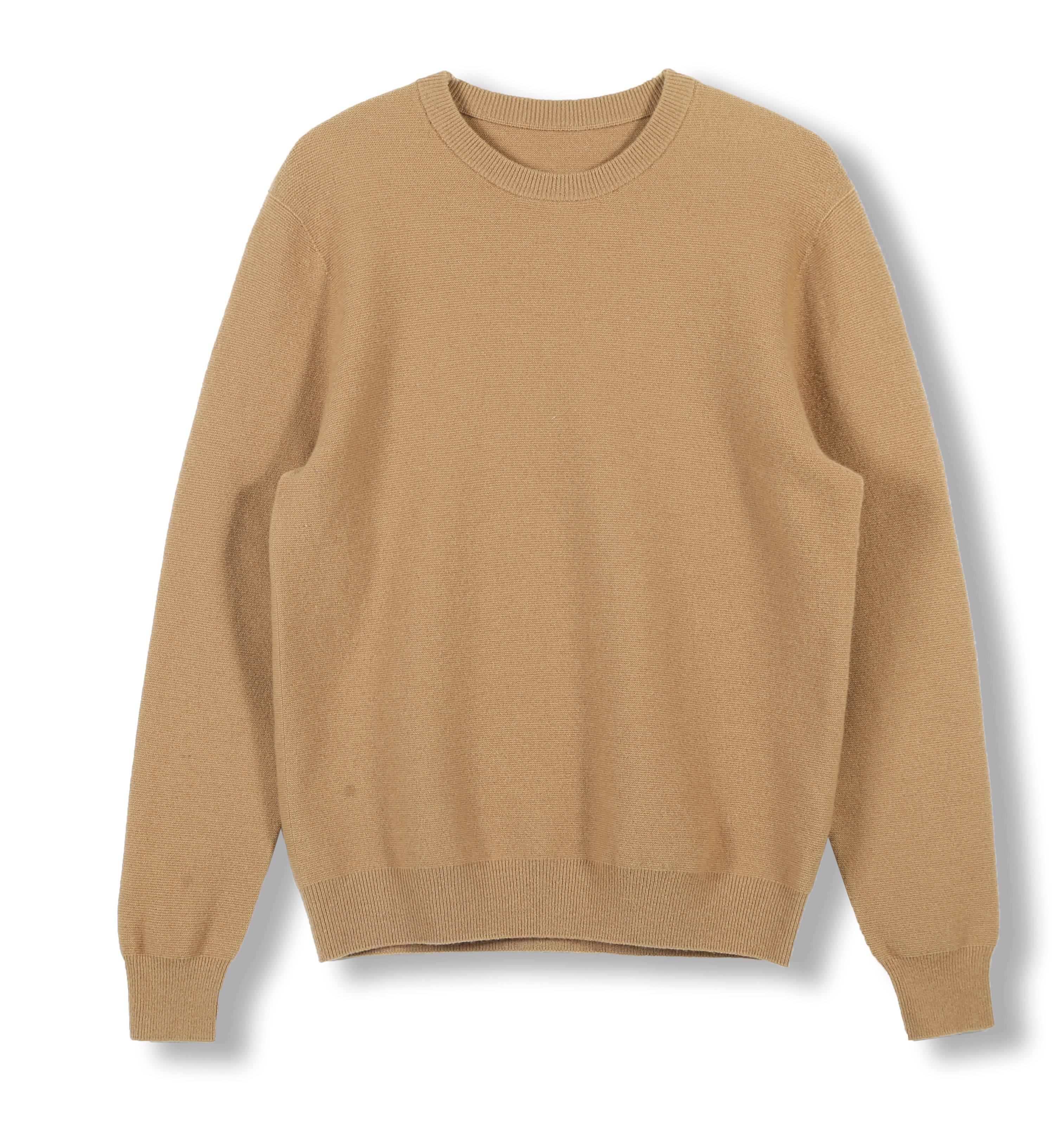 2024 Custom OEM& ODM Ladies Luxury Elegant Spring Summer Crew Neck Long Sleeve Pullover Sweater  With Big Pointelle Wave Bottom