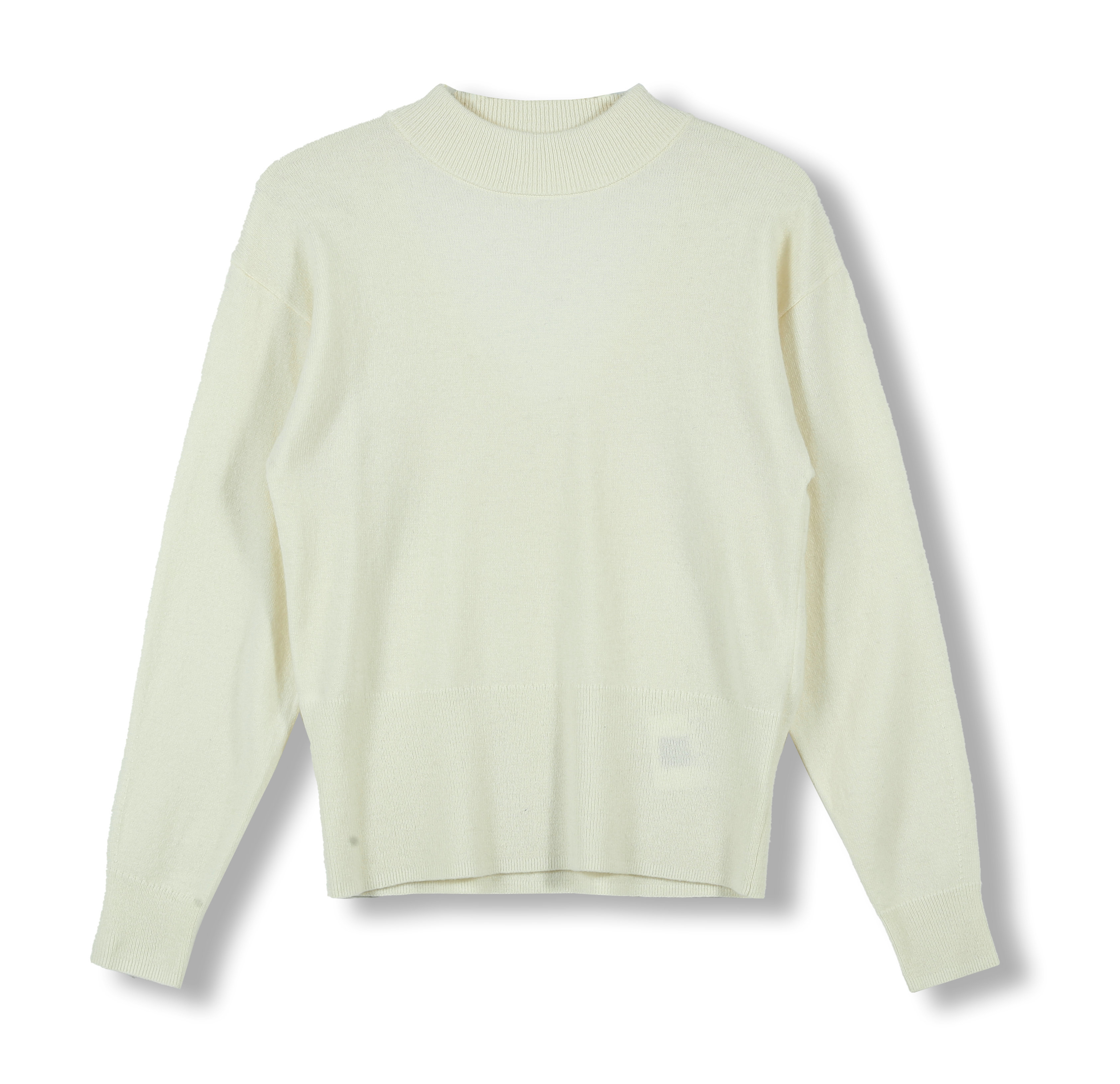 2024 Custom OEM& ODM Ladies Luxury Elegant Autumn Winter Round Neck Long Sleeve  Pullover  Sweater  With Cable Stitch