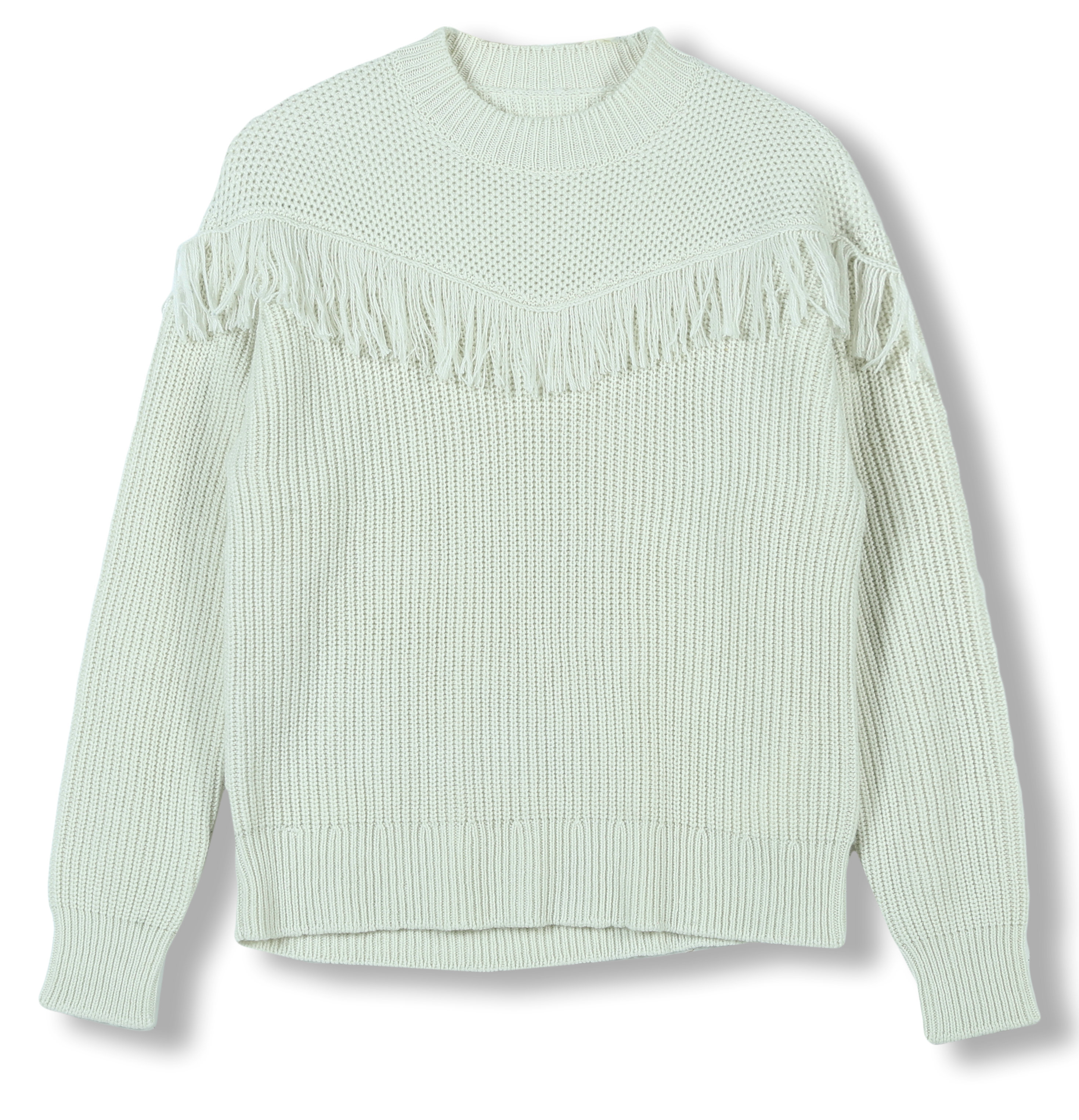 2024 Custom Ladies Autumn Winter Round Neck Long Sleeve  Single Scale Needle Knitting Pullover Fashionable Sweater