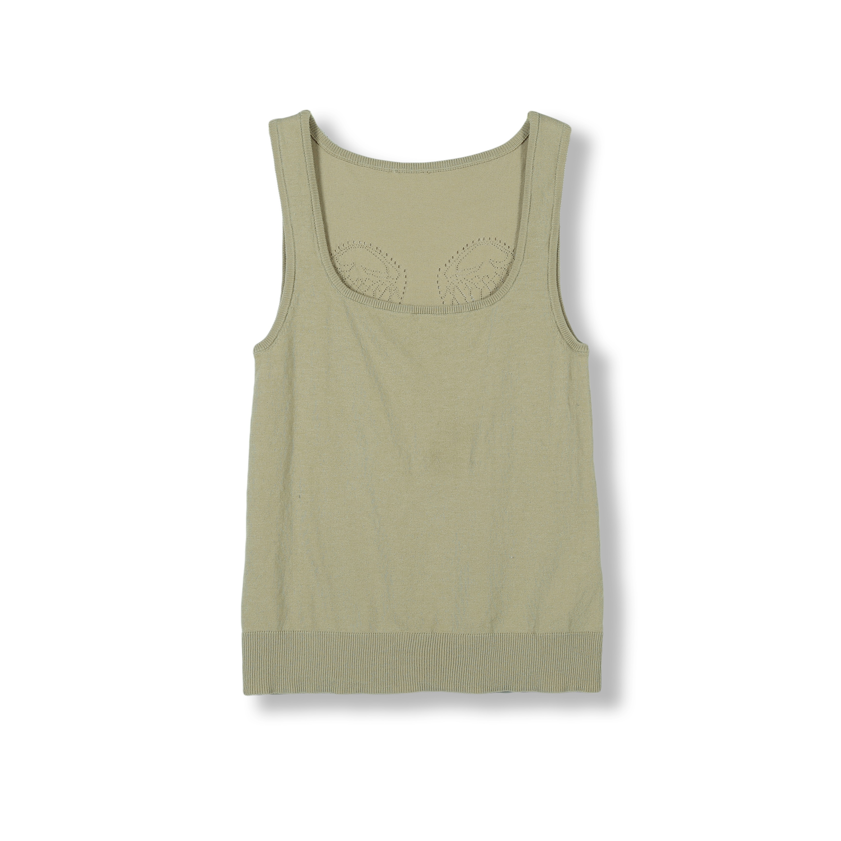 2024 Custom OEM& ODM Ladies  Elegant Spring Summer Round Neck Sleeveless Pullover Sweater Top