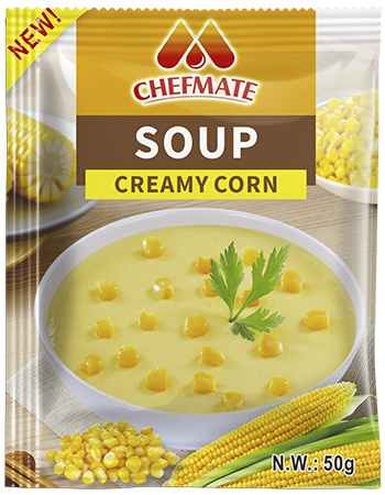 Chefmate Creamy Corn Soup Powder 50g Seasoning Manufacturer FDA,Halal