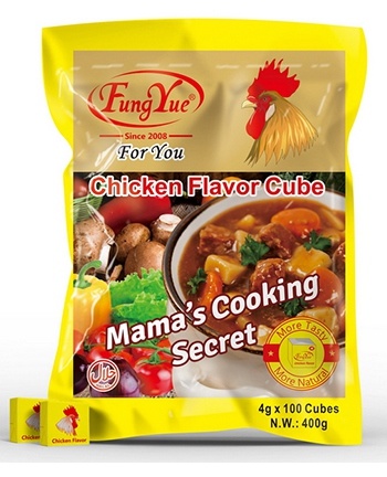FungYue Seasoning Tablets Chicken Flavor 400g Bouillon Cubes Seasoning Supplier Halal