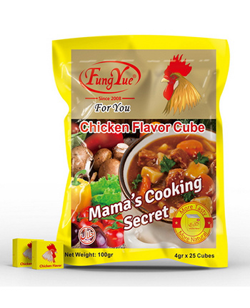 FungYue Seasoning Tablets Chicken Flavor 100g Bouillon Cubes Factory