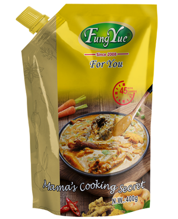 FungYue Curry Paste 400g HACCP,Halal Seasoning Paste Manufacturer Hot Selling