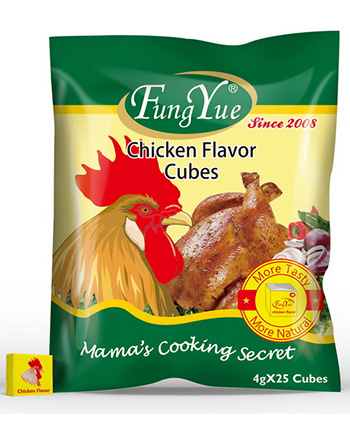 FungYue Chicken Flavor Seasoning Cubes 100g Bouillon Cubes Factory