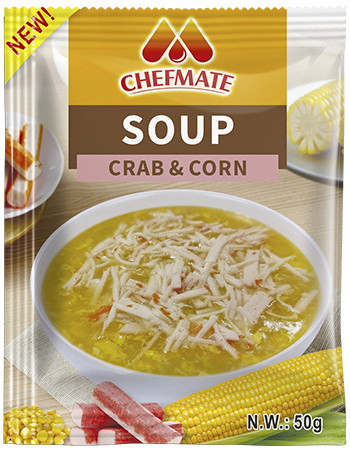 Chefmate Crab & Corn Soup Powder 50g Soup Powder Factory