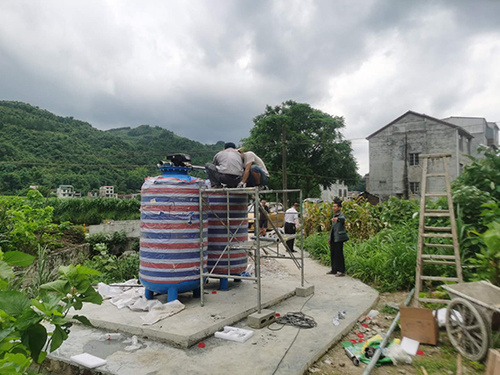 河池市宜州區(qū)屏南鄉(xiāng)板龍屯5T/H一體化凈水設備
