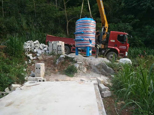 隆安縣四聯(lián)村—25T/H一體化凈水設(shè)備
