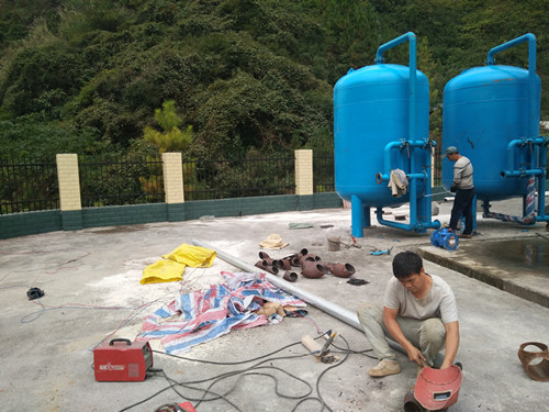 河池市宜州區(qū)龍頭鄉(xiāng)—60T/H一體化凈水設(shè)備