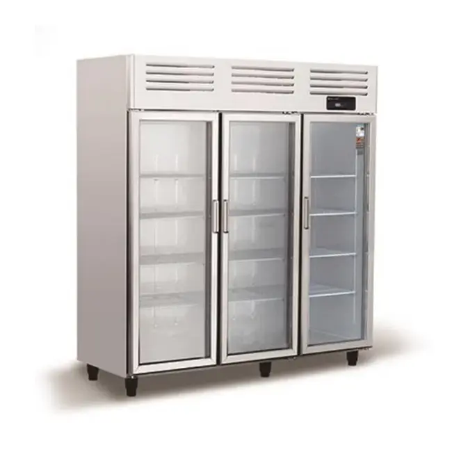 Three/Six door glass display cabinet