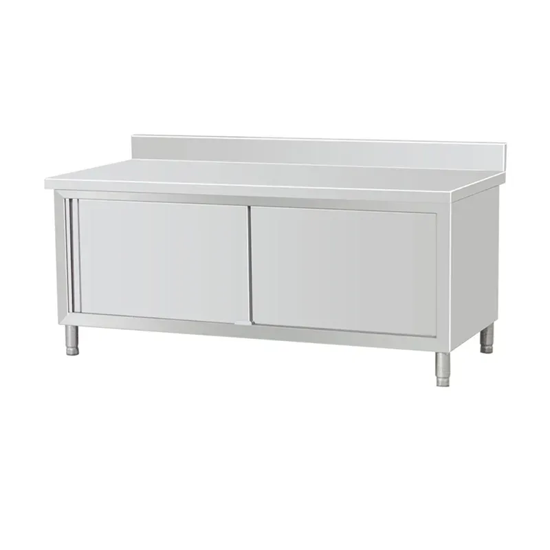 Stainless Steel Worktable with Cabinet