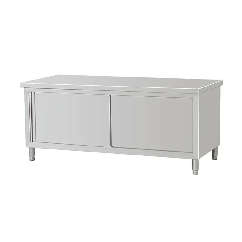 Stainless Steel Worktable with Cabinet