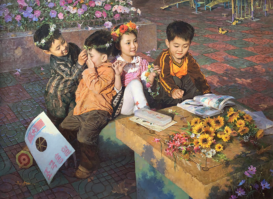 幸福童年（馆藏作品）