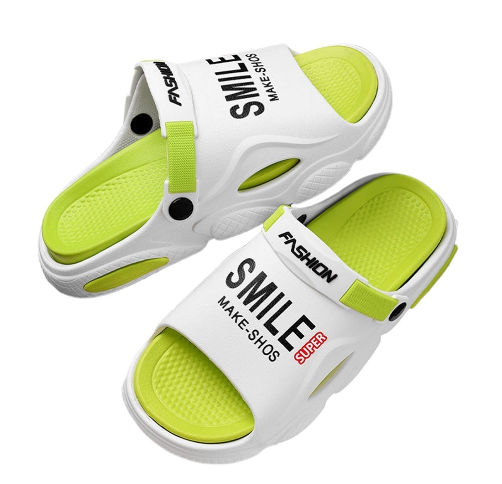 New Mould Design OEM Custom Anti slip Sole Unisex Lady & Mens EVA Slide Shoes Indoor Outdoor Beach