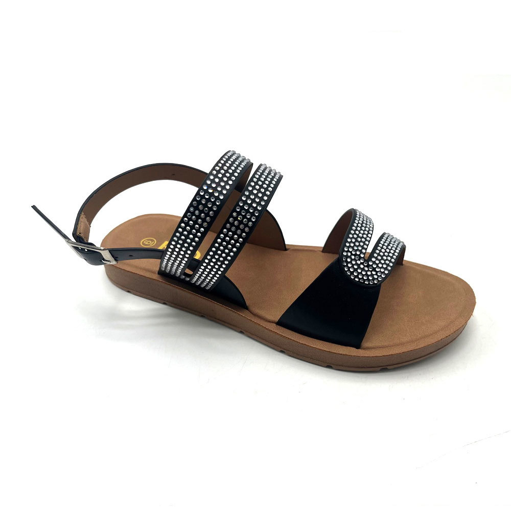 Best Price New Arrival OEM Custom logo PVC Injection Shoes Anti slip Sole Shoes Women Flat Sandals