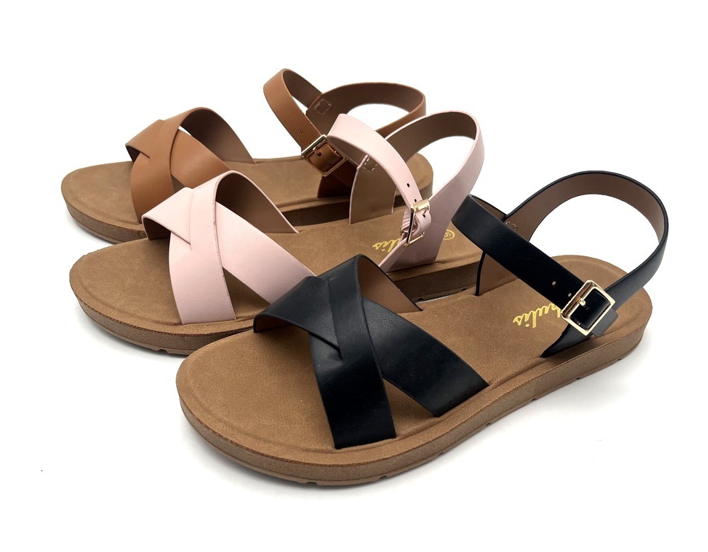 Factory Price Best Sales OEM Custom logo PVC AIRBLOW Anti slip Flat Sole Ladies Shoes and Sandals Wholesale Flat