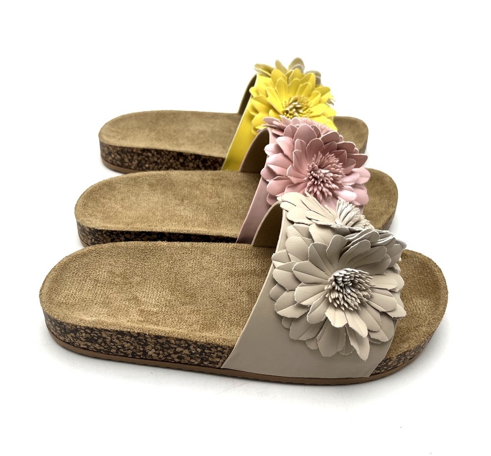 Hot sales OEM custom logo PVC injection sole ladies sandals and slippers wholesale sandals and slippers spring summer