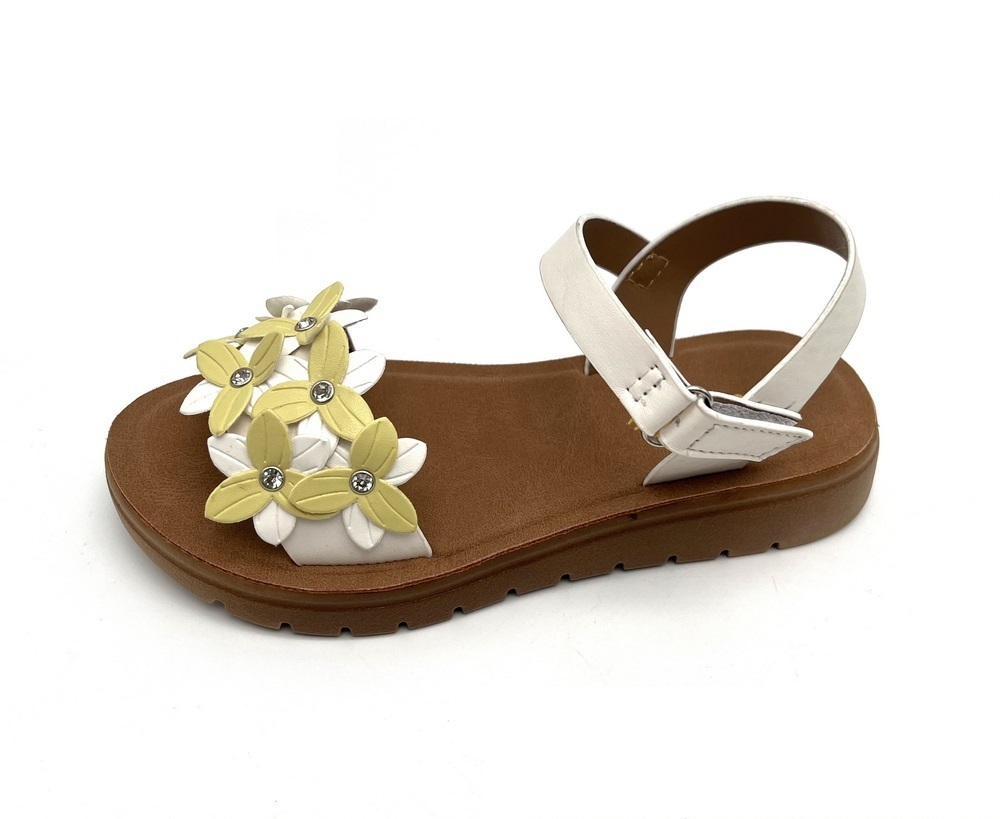 Hot sales OEM Custom logo flat platform PVC sole kids shoes and sandals for girls shoes sandals for kids girls summer
