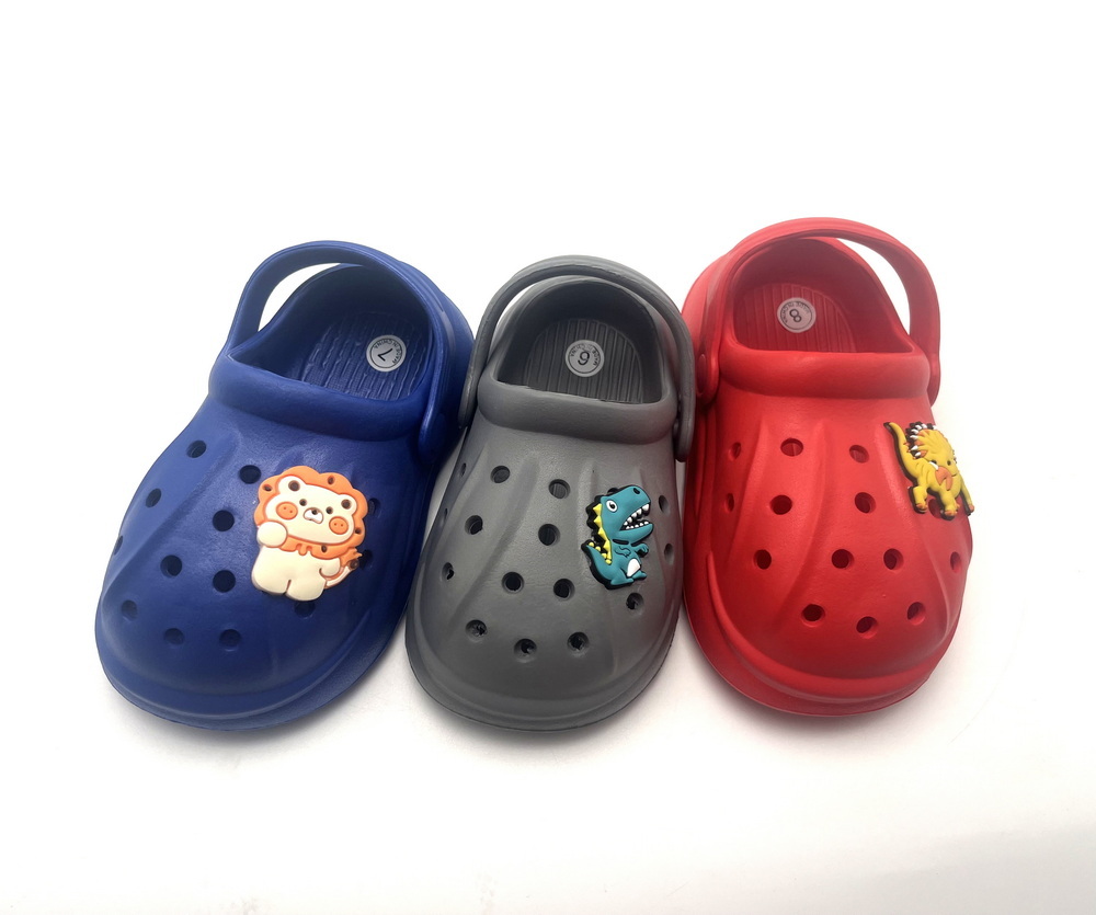 Unique Special Mould Design OEM Custom logo Slip on Kids Eva Garden Clogs Shoes Mules Slipper Shoes
