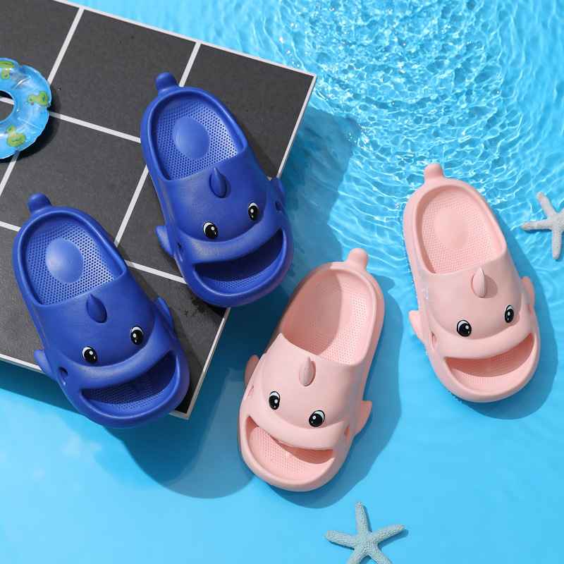 Multiple Colors Cartoon Animal Cute Globefish Non-slip Soft EVA Garden Clogs & Mules Slipper Shoes for Kids Beach