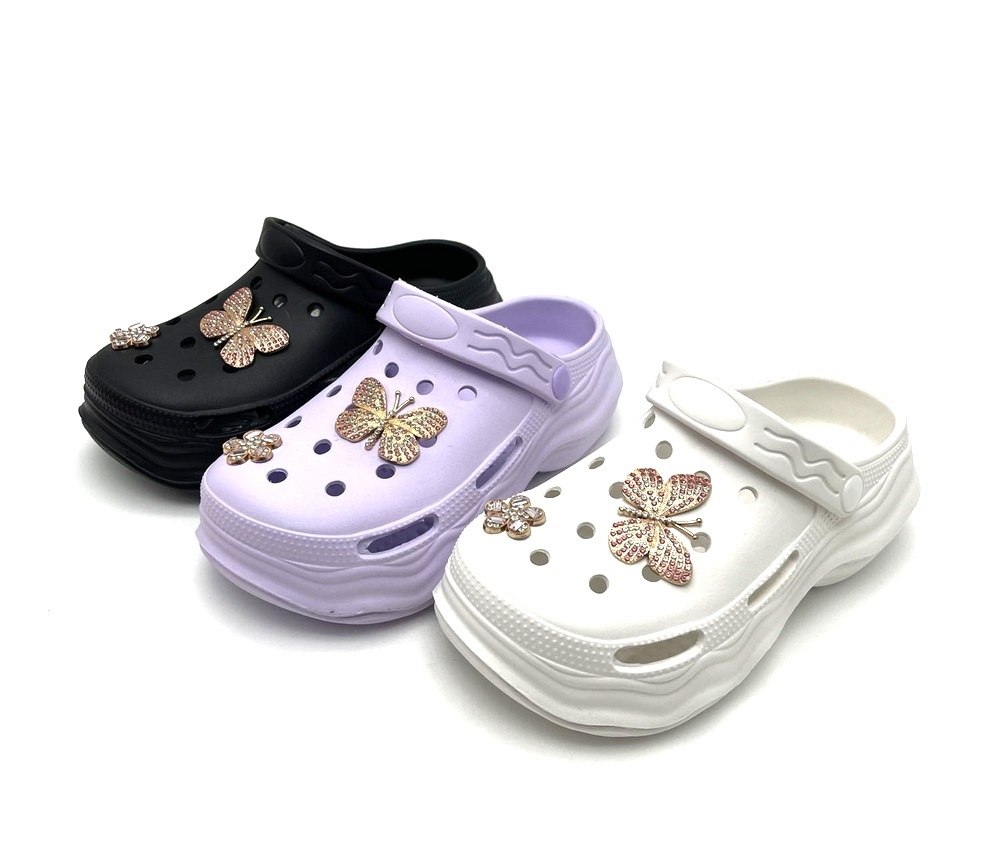 Best sales Nice shoe charm design OEM custom logo Soft comfortable EVA anti slip clog shoes eva comfort clog shoes women's