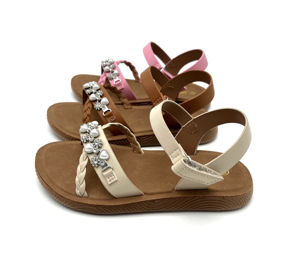 Newly design OEM Custom logo Big size range china wholesale kids shoes girls sandals shoes and sandals for kids summer outdoor