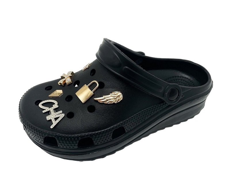 Thick Platform Nice Charm Design Decoration Lady & Womens EVA Clogs Garden &mules Sandal Slipper Shoes