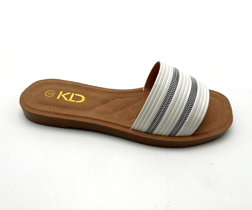 Newly Design OEM Customized logo Shoes Flat Ladies Sandal Summer Women slippers Manufacturer