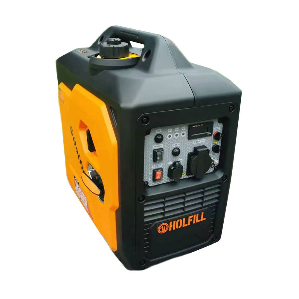 Silent portable frequency conversion generator set