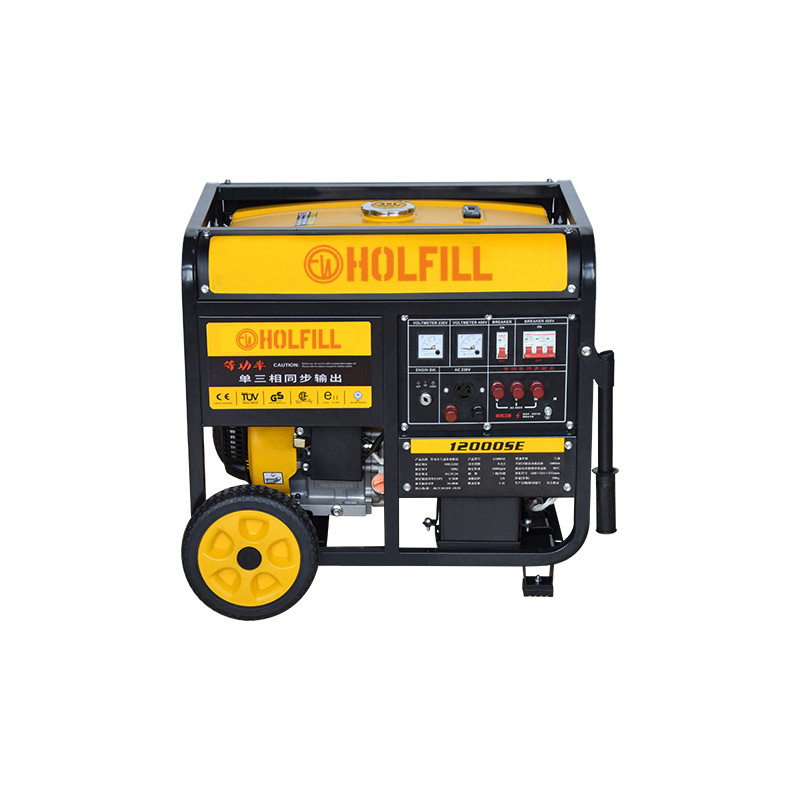 KT-B series export commercial version gasoline generator set-extra large fuel tank with pusher