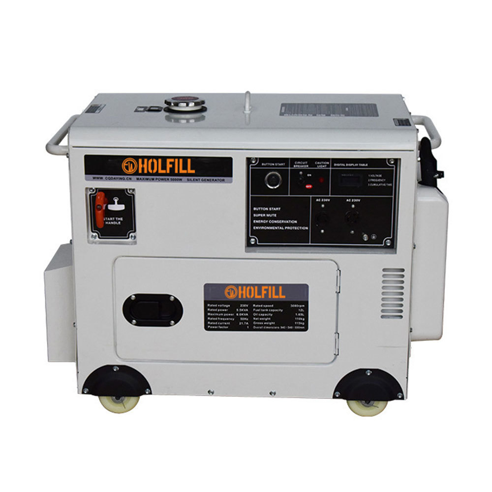5KW gasoline silent generator set