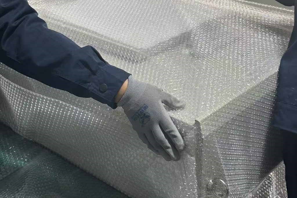 Product Wrapped in Bubble Wrap