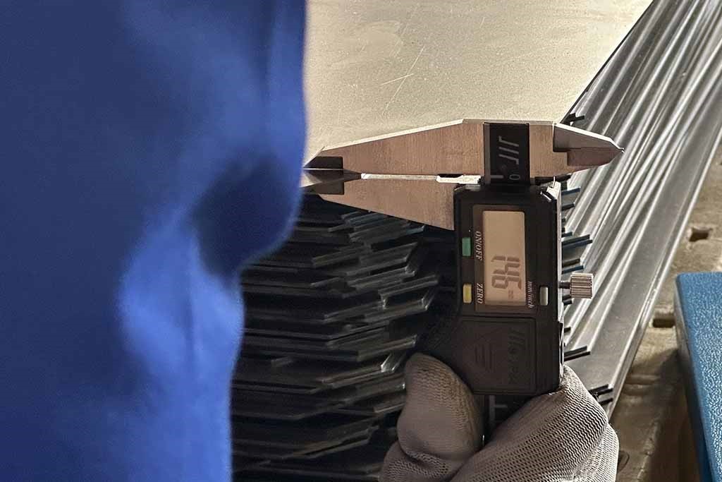 Caliper Measuring Sheet Metal Thickness​