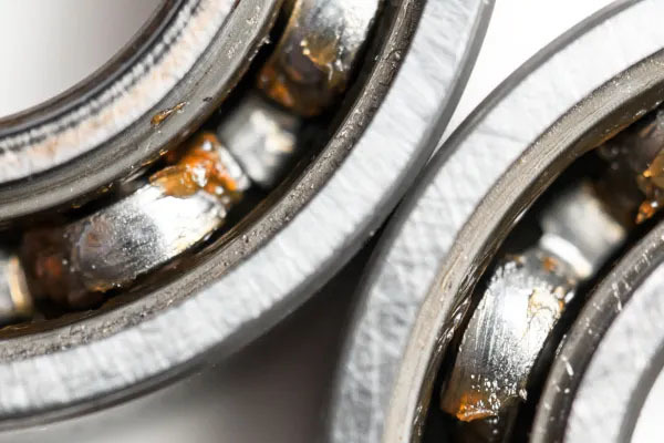 Wear during the use of bearings
