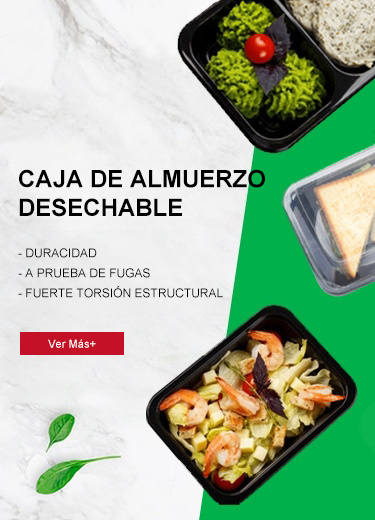 Caja de almuerzo desechable