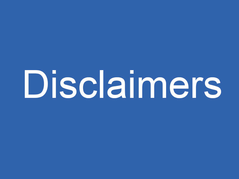 Website Disclaimer