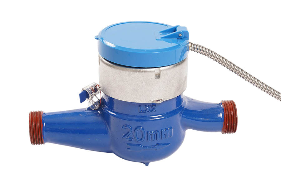 Optoelectronic remote transmission water meter