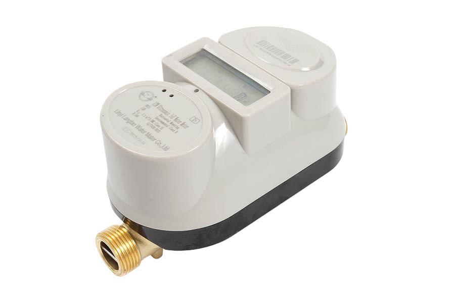 IC card ultrasonic valve controlled water meter