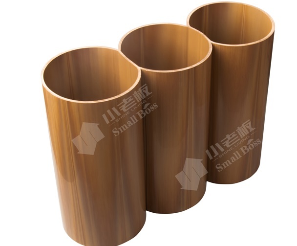 PVC wooden pattern sheet pile Vinyl sheet pile PVC sheet piling Vinyl sheet piling PVC sheet pile from Chinese factory 