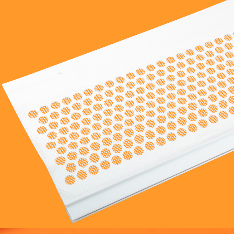 PVC gutter guard with mesh