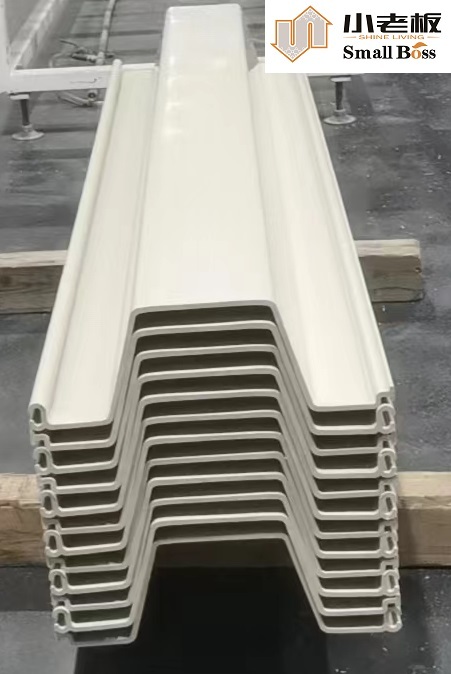 Strong PVC sheet pile vinyl sheet pile for water control
