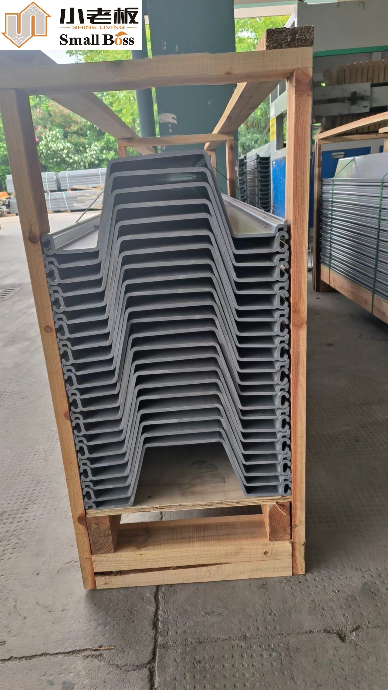 Strong PVC sheet pile vinyl sheet pile for water control