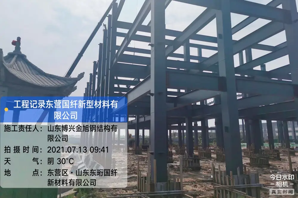 東營(yíng)國(guó)纖新型材料有限公司辦公大樓