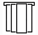 Folding screen curtain
